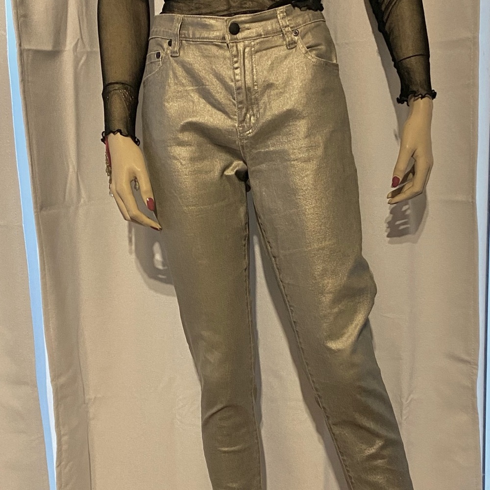Neon Blonde Silver Pants, size 30